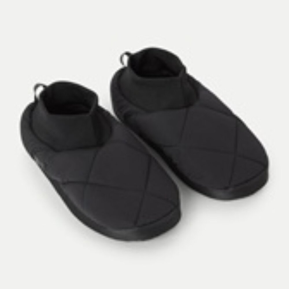 FRANK + OAK SKYLINE SLIPPERS - BLACK - MEDIUM